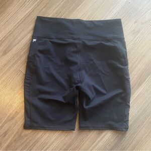 Fabletics Powerhold Black Women's Athletic Shorts